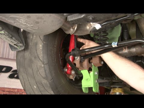 Mustang Lakewood 50/50 Drag Shocks 2005-2014 Installation