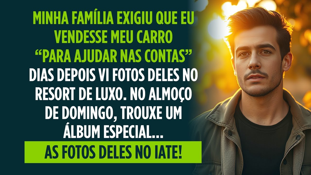 Família me fez vender meu único bem, depois foram para um resort 5 estrelas com MEU DINHEIRO