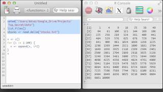 R 2.4 - for() Loops and Handling Missing Observations