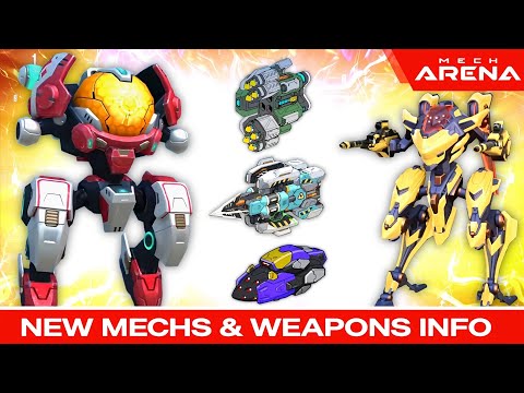 Solis, Wasp - New Mechs | Revoker, Burst Mortar, Smart Rocket - New Weapons | Mech Arena