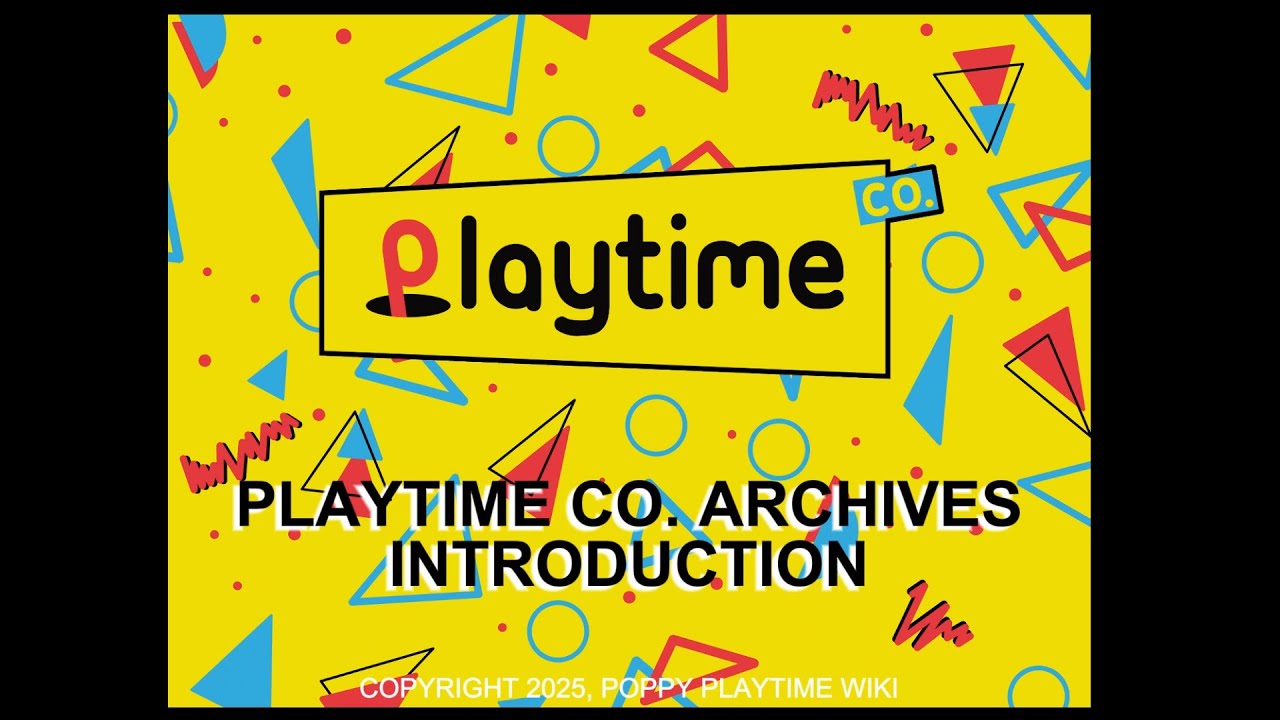 Poppy Playtime Wiki Introduction VHS Tape (2025)