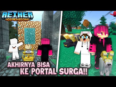 Awii Play -  Finally my sister and I can enter the portal of heaven!  - Minecraft Aether Dimension