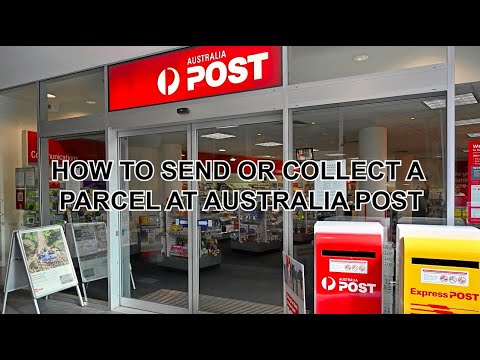 Part of a video titled Life in Australia - Post, How to Send and Collect a Parcel - YouTube