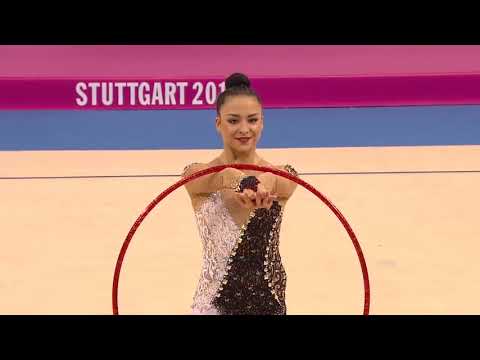 Jana Berezko-Maggrander hoop music and performance 2015 World Championships AA