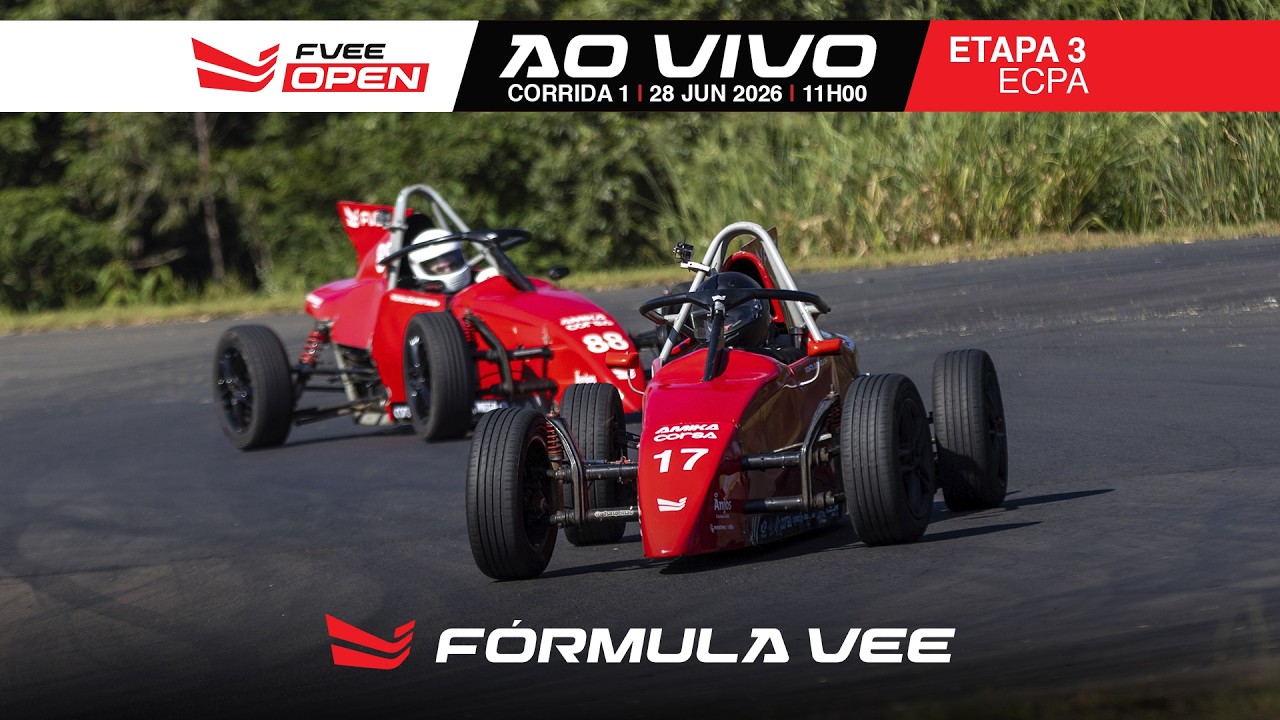 AO VIVO: Fórmula Vee Open 2026 Etapa 3 - 28/06/2026