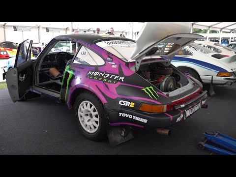 Porsche 911 SC “Safari Rally Car” ex. Ken Block - Drifts & Donuts @ Goodwood Festival of Speed!