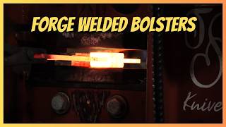 Forging a Full Tang Feather Damascus Knife with Integral Bolsters