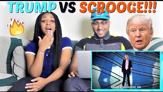 Epic Rap Battles of History &quot;Donald Trump vs Ebenezer Scrooge&quot; REACTION!!!