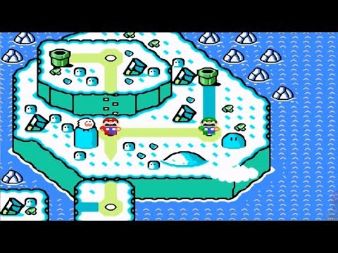 New Super Mario World: The Best Mario Christmas - WORLD 3: Frozen Island