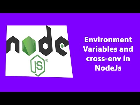 Переменные среды и перекрестный env в node js