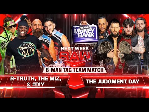 R-Truth, The Miz & #DIY vs The Judgment Day - 8-Man Tag Team Match (1/2) | WWE RAW 02/19/24