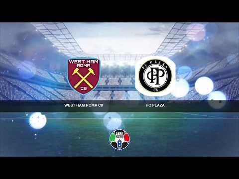 West Ham Roma C8 vs FC Plaza - Serie A2 - Stella Azzurra 2019 - Lega C8