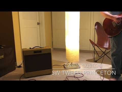 Carls Custom Amps Octal Princeton 1x10 Combo - Brown Western Tolex image 4