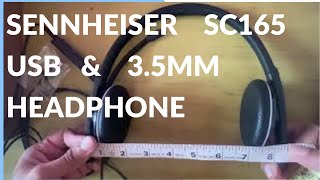 4a UNBOXED | Sennheiser SC165 USB & 3.5mm headphone == noise cancellation headphones