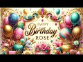 Rose Happy Birthday Song For Rose