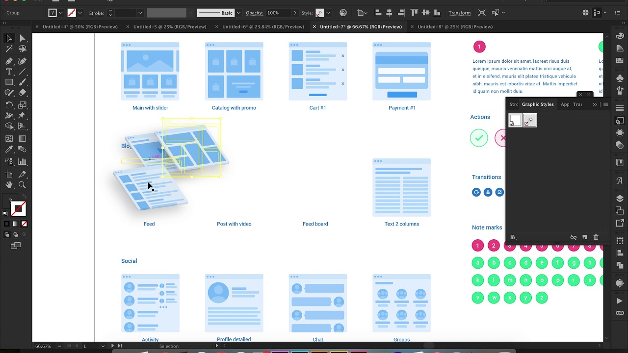 Create Isometric 3D Card Effect in Adobe Illustrator