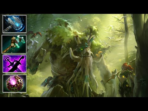Treant Protector Mid Lane , Meteor Hammer Build | Dota 2 New Meta Highlights