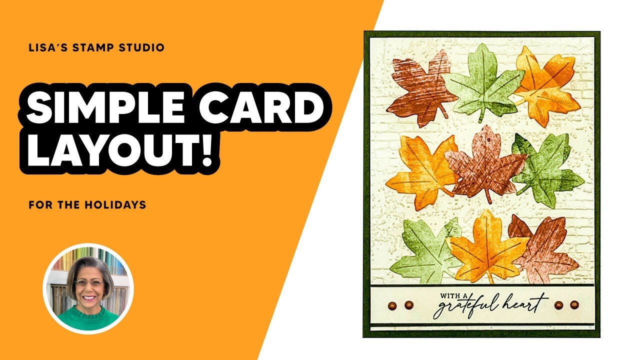 Make This Easy Holiday Card Using a Simple Card Layout