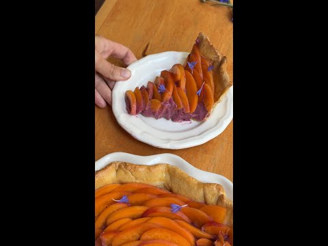 Lucie Franc de Ferriere's Raspberry and Apricot Tart