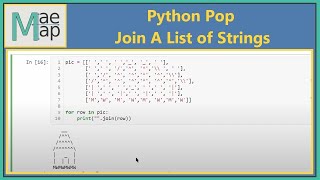 Python Pop: Join Lists of Strings
