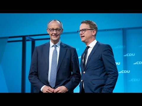 CDU-Präsidiumsklausur: Bundeskanzler Merz & Generalsekretär Linnemann u.a. zur Umgang mit der AfD