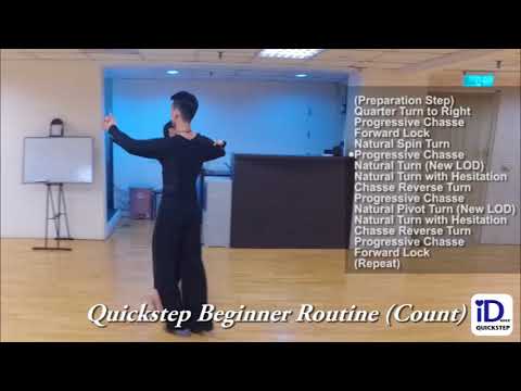 Quickstep Beginner Routine Count