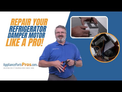 How To Replace A Frigidaire Refrigerator Damper Motor 241600902
