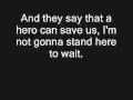 Nickelback - Hero (Lyrics)  