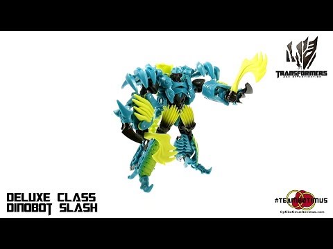 Video Review of the Transformers Age of Extinction: Deluxe Class Dinobot Slash