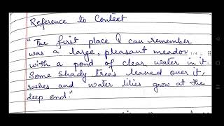 BLACK BEAUTY||Class V New Mullberry Book||Reference to context