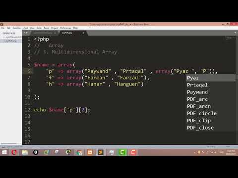 PHP Tutorials for Beginners 52 - What are Multidimensional Arrays in PHP