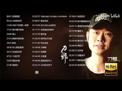 刀郎30首经典好听的歌曲合集 【Hi Res无损音质】