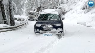 Snow Drive | Mitsubishi Pajero Sport | Extreme Off Road | Snow Chains | Himachal | India |