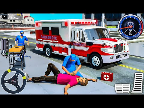 Ambulance Rescue City Driving Simulator 3D - 911 Emergency Survival Van Driver - Android Gameplay