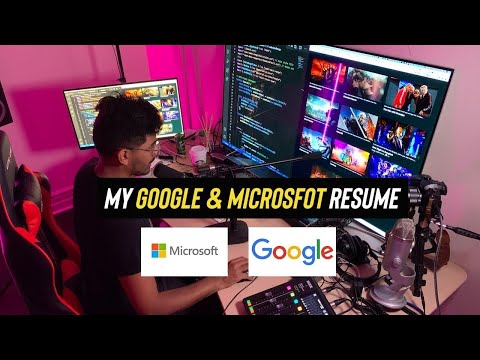 The Resume That Got Me Into Google and Microsoft reviewing your resumes LIVE