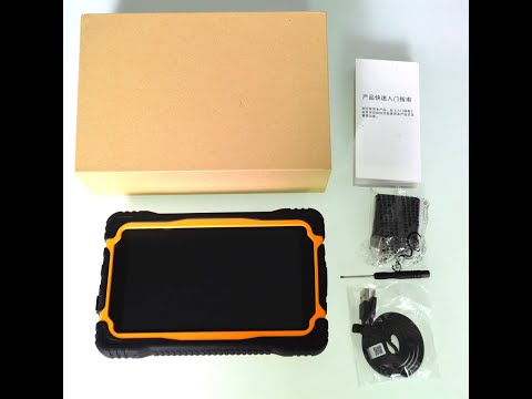 HiDON HR70V3 7 inch 1000nits Android rugged tablets with 4G+64G 9650mAh IP67 waterproof tablet pc