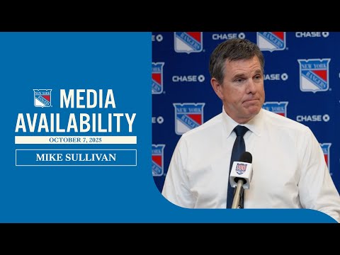 NYR vs PIT: Mike Sullivan Postgame Media Availability | Oct. 7, 2025