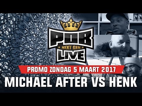Michael After vs Henk  - Vooruitblik (Promo) Punchoutbattles Live 5 Maart