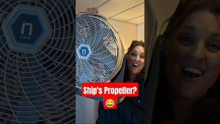Cruise Hack: Fan or Ship's Propeller? They Brought THIS?! (Hilarious)
