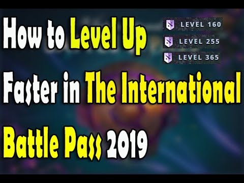 How to Level Up Faster in Dota 2 The International 9 Battle pass Ti9~Without spending money