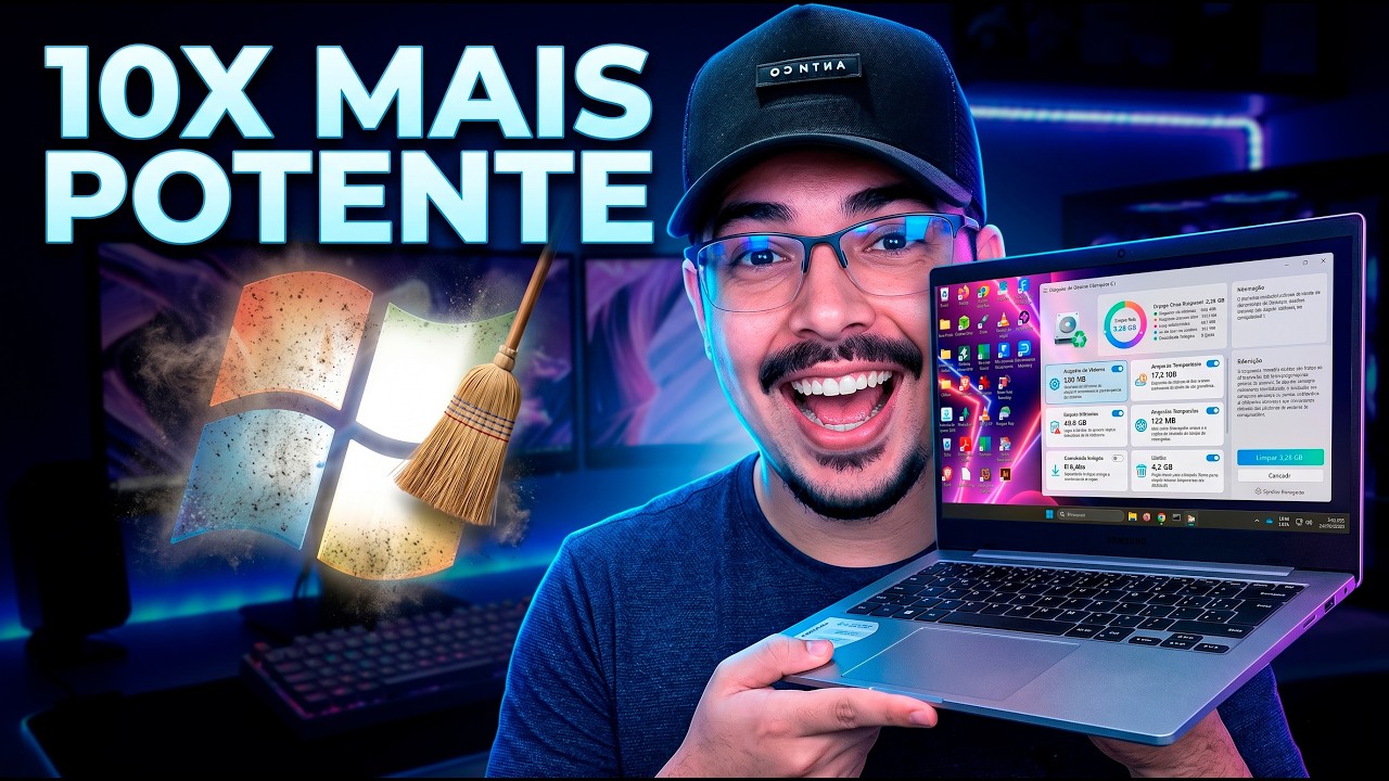 REFIZERAM! 😱 A Ferramenta de Limpeza da MS agora está 10x MAIS POTENTE! (O PC VOOU) 🚀