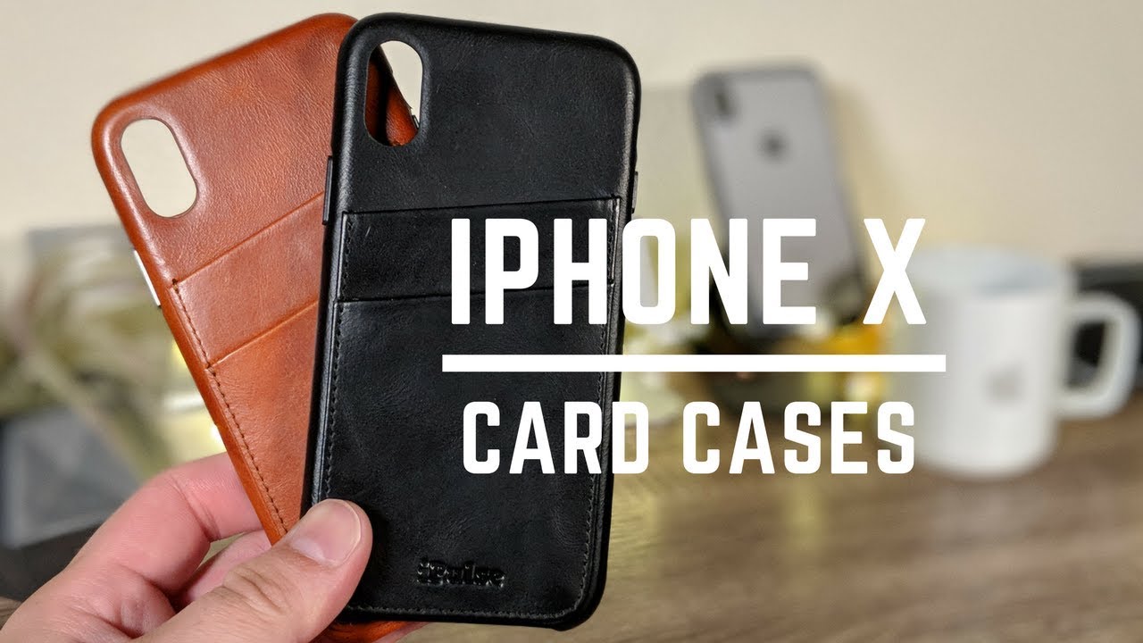 iPhone X Leather Credit Card Case from IPulse