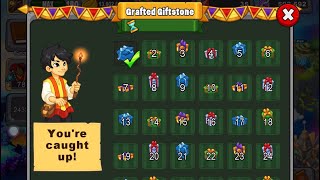 DragonVale All 36 days of Grafted Giftstone at once