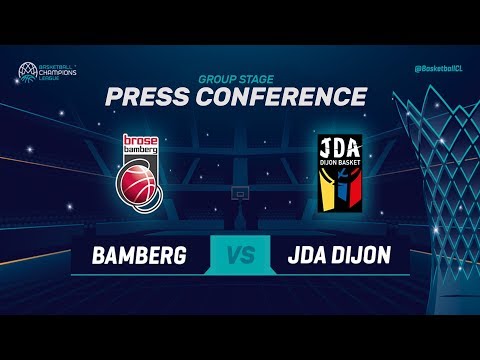Brose Bamberg v JDA Dijon - Press Conference - Basketball Champions League 2018-19