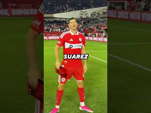 Lewandowski prawie przyprawił Messiego o kryzys wieku średniego ☠️ #lewandowski #messi