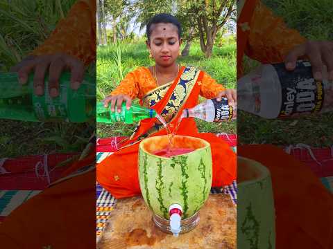 Watermelon Fruit Juice Sprite Kinly Soda Mixing Making #shorts