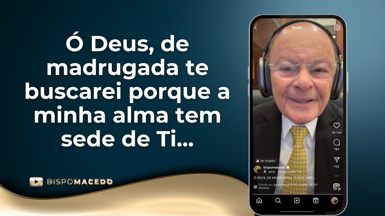 Ó Deus, de madrugada te buscarei porque a minha alma tem sede de Ti... - Meditação Matinal 11/08/24
