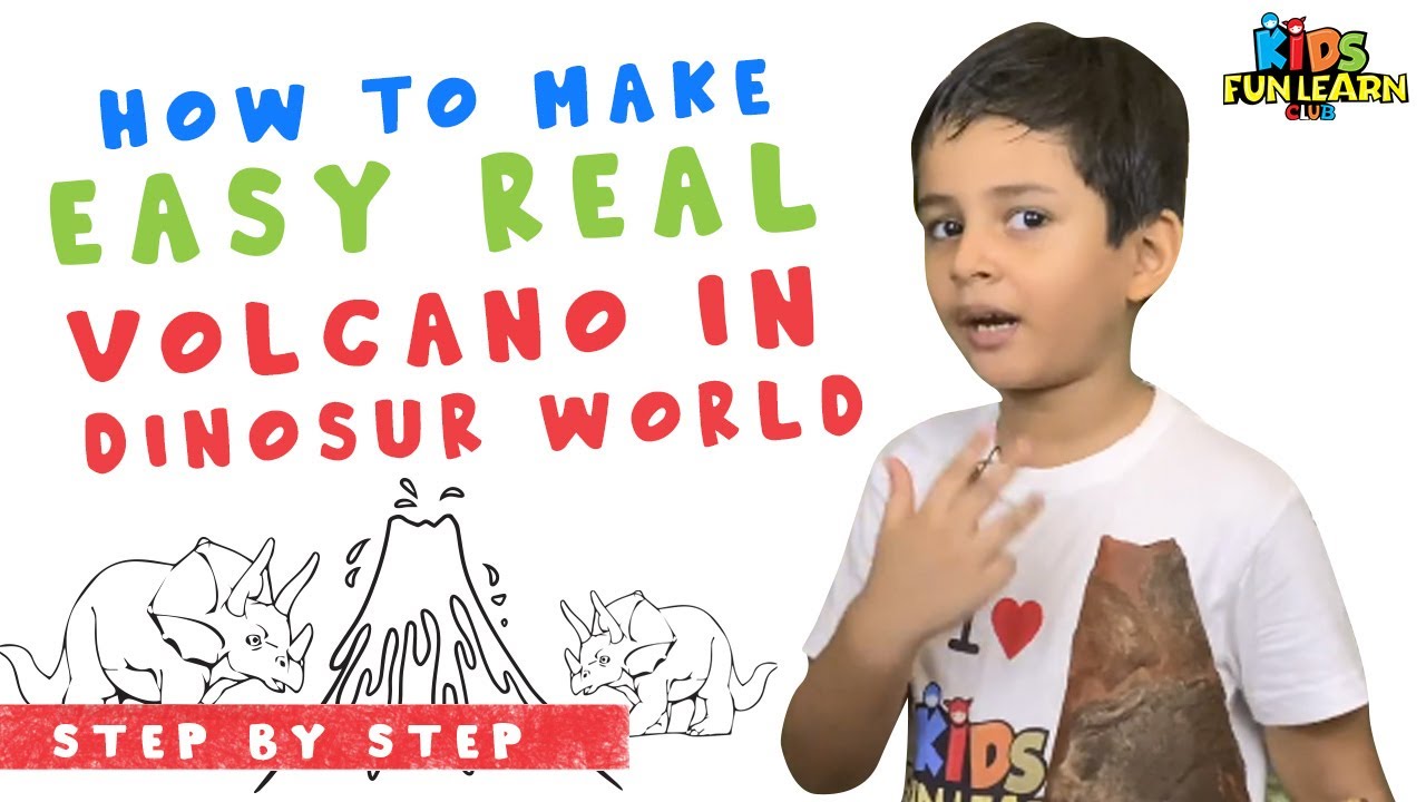 How to make a Volcano DIY Science Experiment!!!