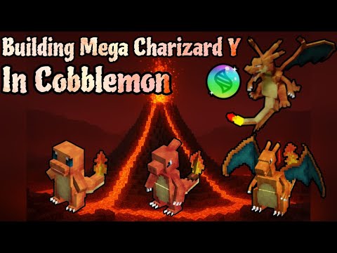 Minecraft Ep#57 || Cobblemon (Building PVP Mega Charizard Y) *SHINY*