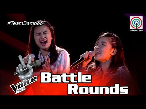 The Voice Teens Philippines Battle Round: Queenie vs. Patricia - Sound Of Silence